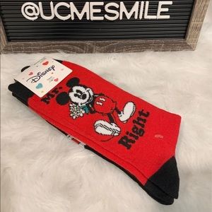 Disney’s Mickey Mouse Mr. Right Valentines Crew Socks